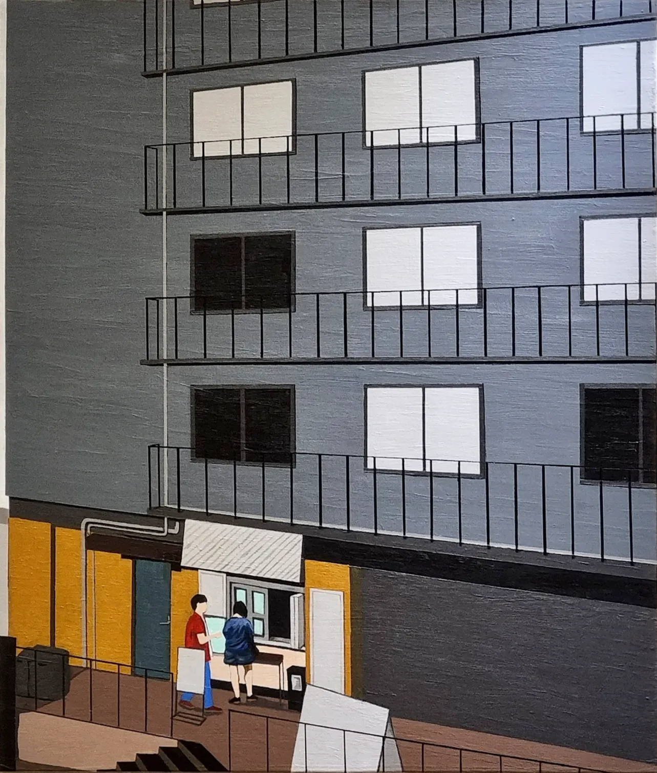 신건우, 〈TOKYO CITY 4〉, 캔버스에 아크릴, 61x72cm, ₩1,800,000