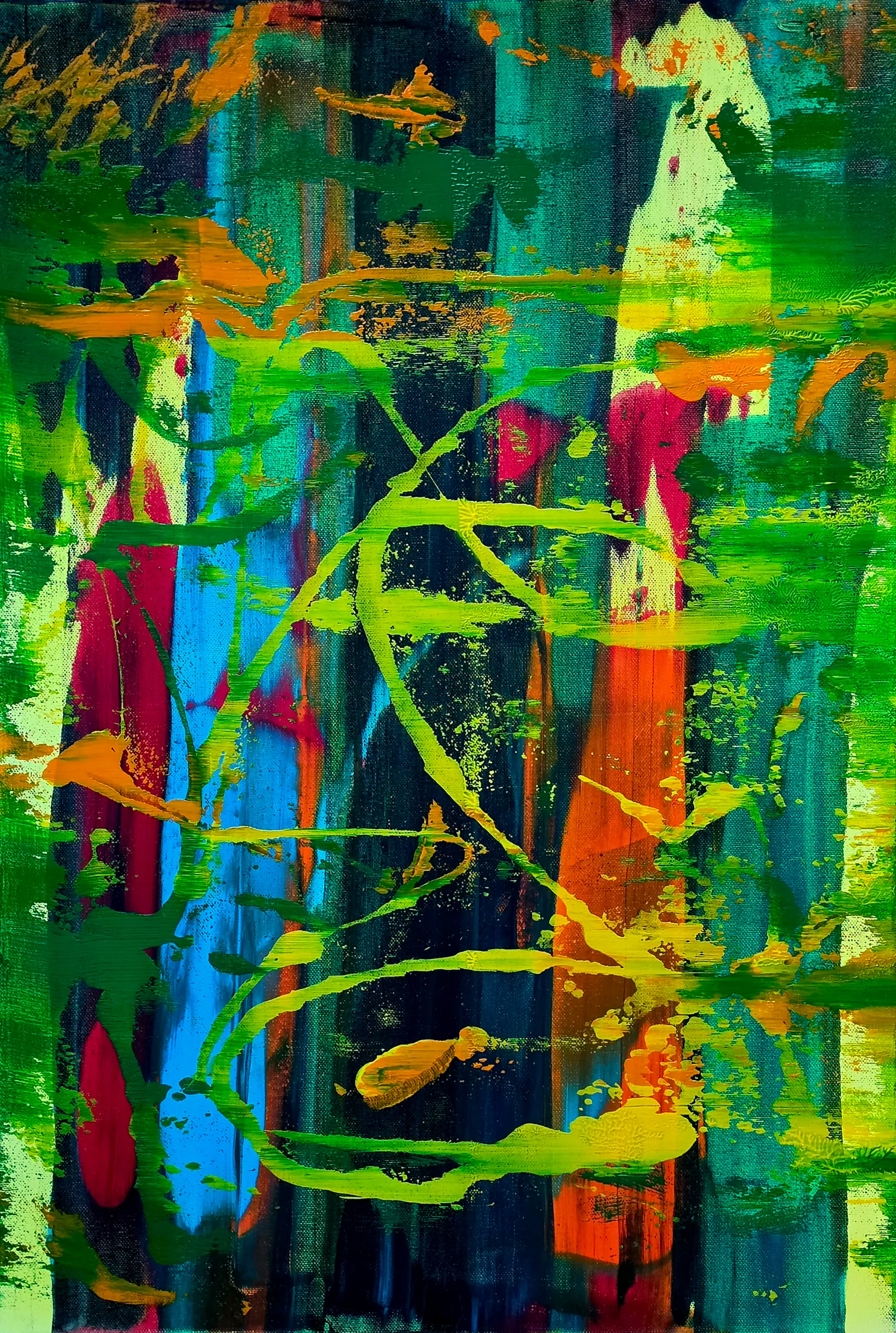 정수연, 〈통섭〉, Acrylic on canvas, 53x72.7cm(20P), ₩500,000