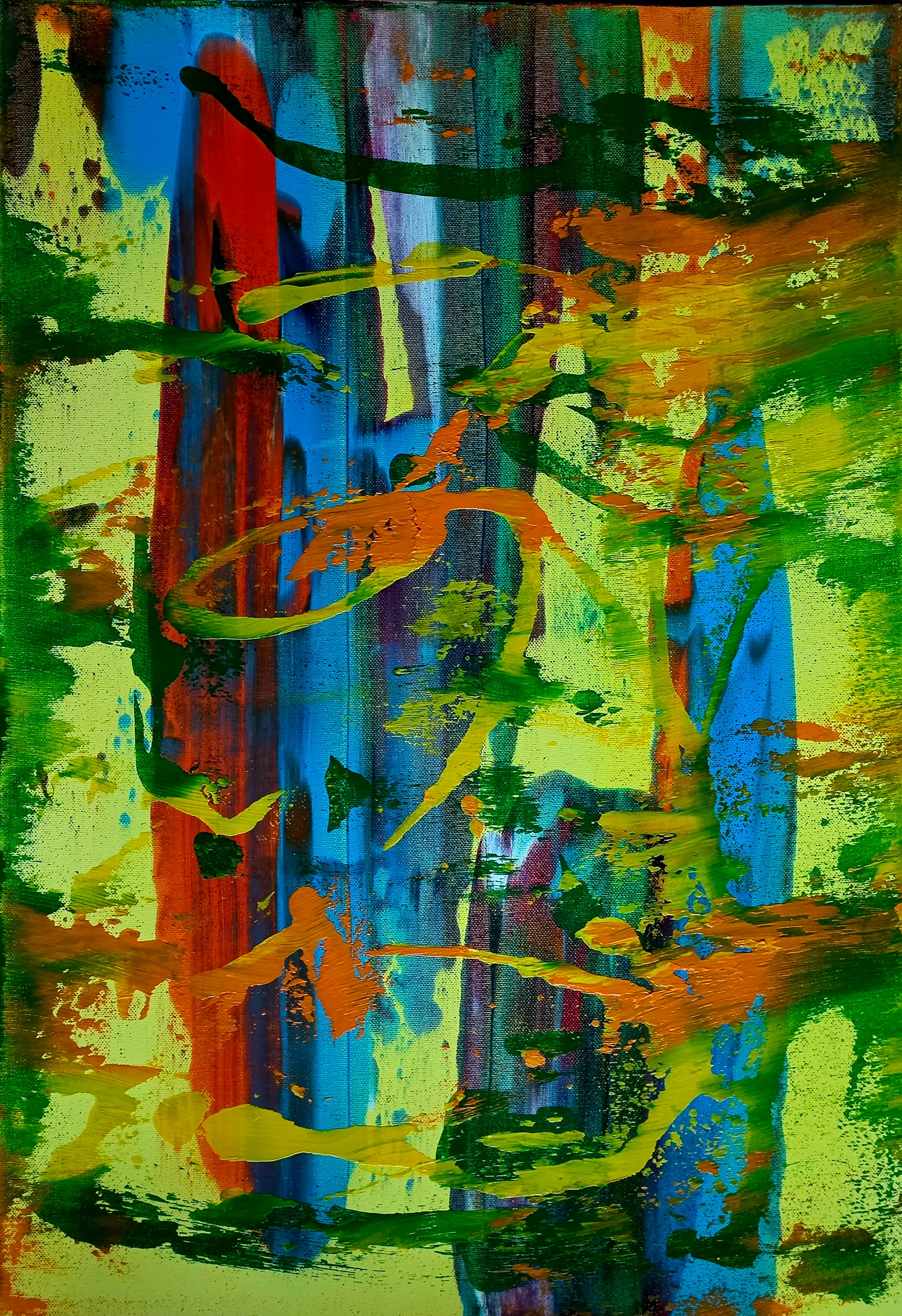 정수연, 〈통섭〉, Acrylic on canvas, 53x72.7cm(20P), ₩500,000