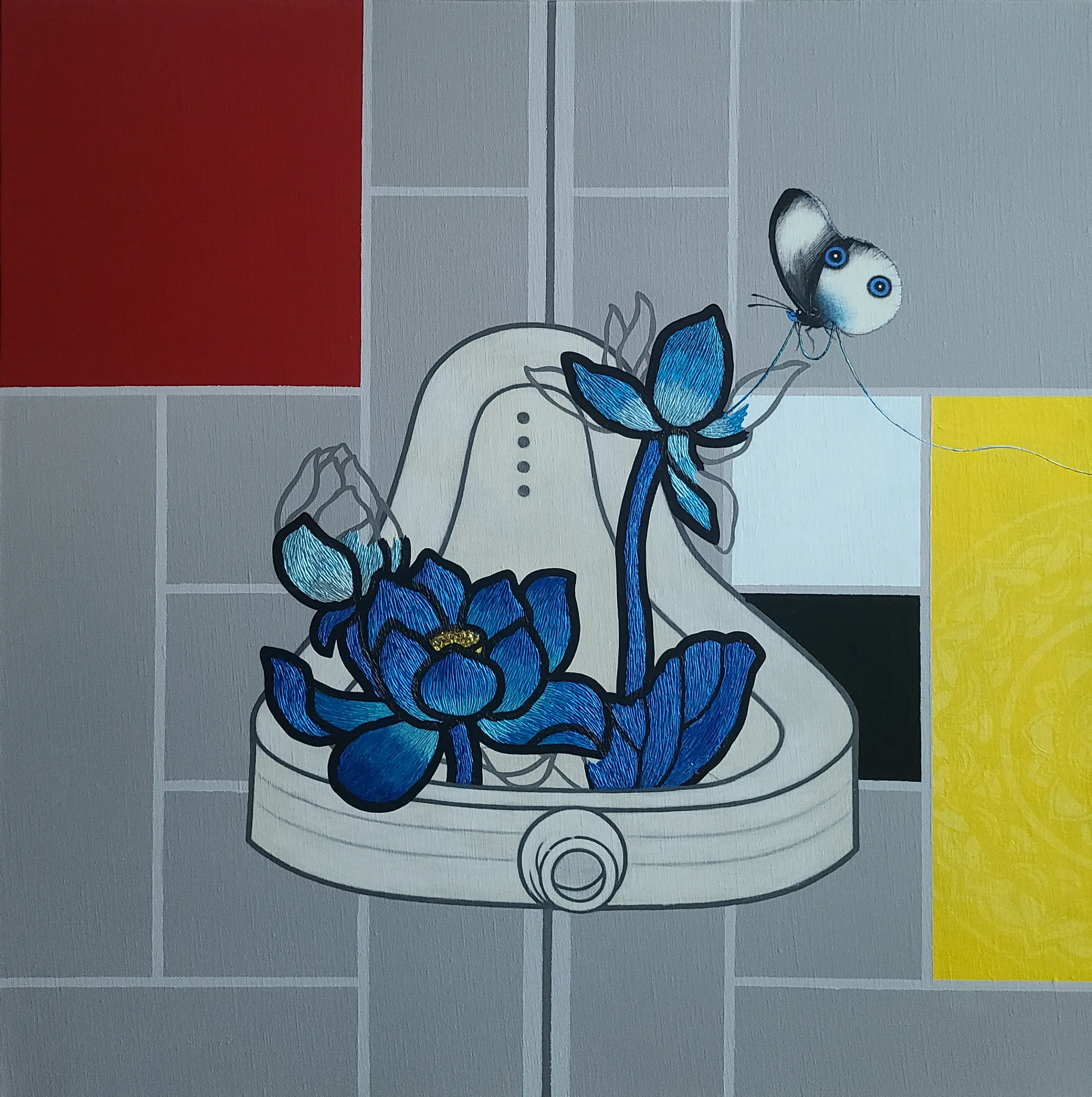 송광연, 〈Butterfly's Dream〉, Acrylic on Canvas, 72.7x72.7cm, ₩9,000,000
