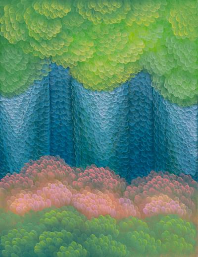 Green fortress(2), oil on canvas 2024 - 윤겸
