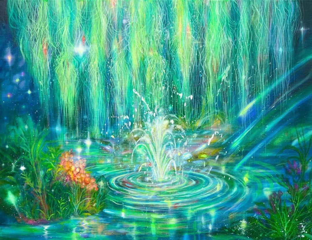 Lee Yuji, Resting Place Holding Light, 2026, oil on canvas, 53×40.9 cm