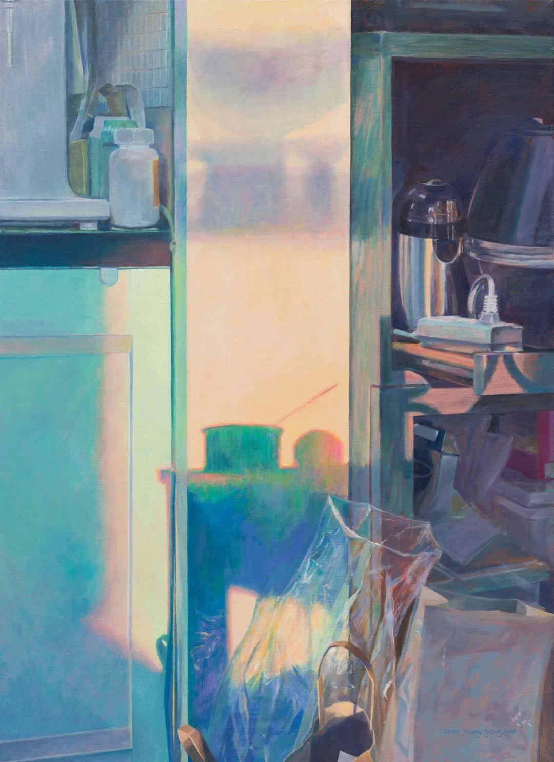 정연수, 〈빛이 지나간 자리3 pm7h1m〉, Oil on canvas, 53x72.7cm, ₩2,300,000