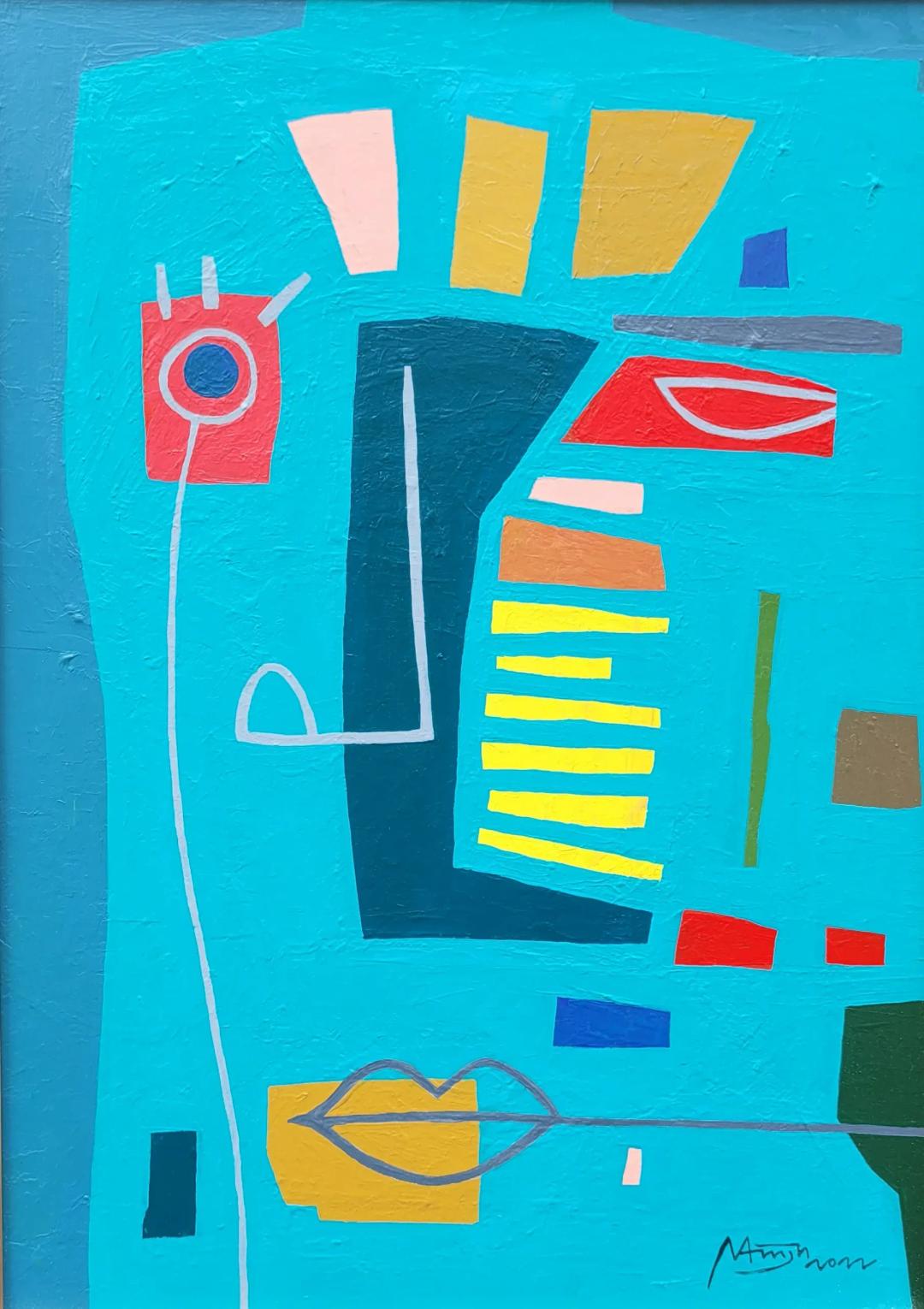 남진현, 〈한 점 부끄럼 없이〉, acrylic on canvas, 40.9x53cm, ₩1,500,000