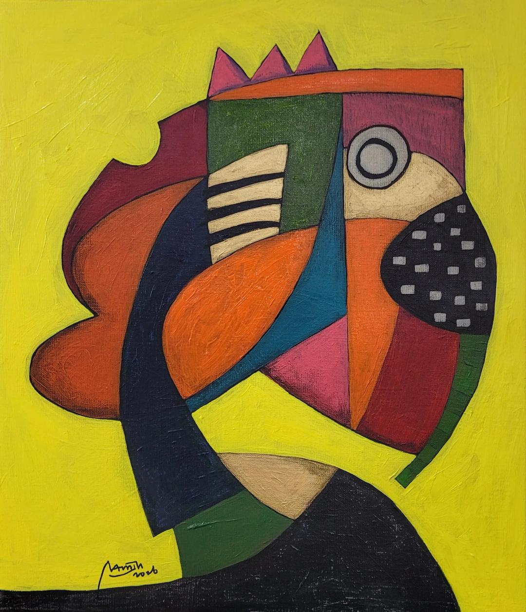 남진현, 〈인생, 그 헛헛함에 대하여〉, acrylic on canvas, 45.5x53cm, ₩1,500,000