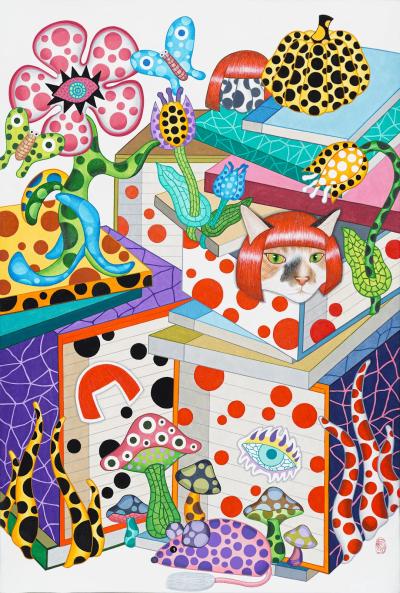 Chaekgeori x Yayoi Kusama, 2025 by Lee Munhyeong