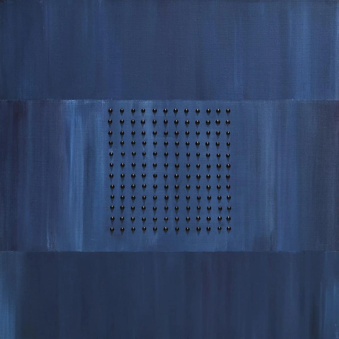 변경희, 〈점33-2〉, 캔버스에 아크릴릭, 45.5x45.5cm, ₩1,200,000