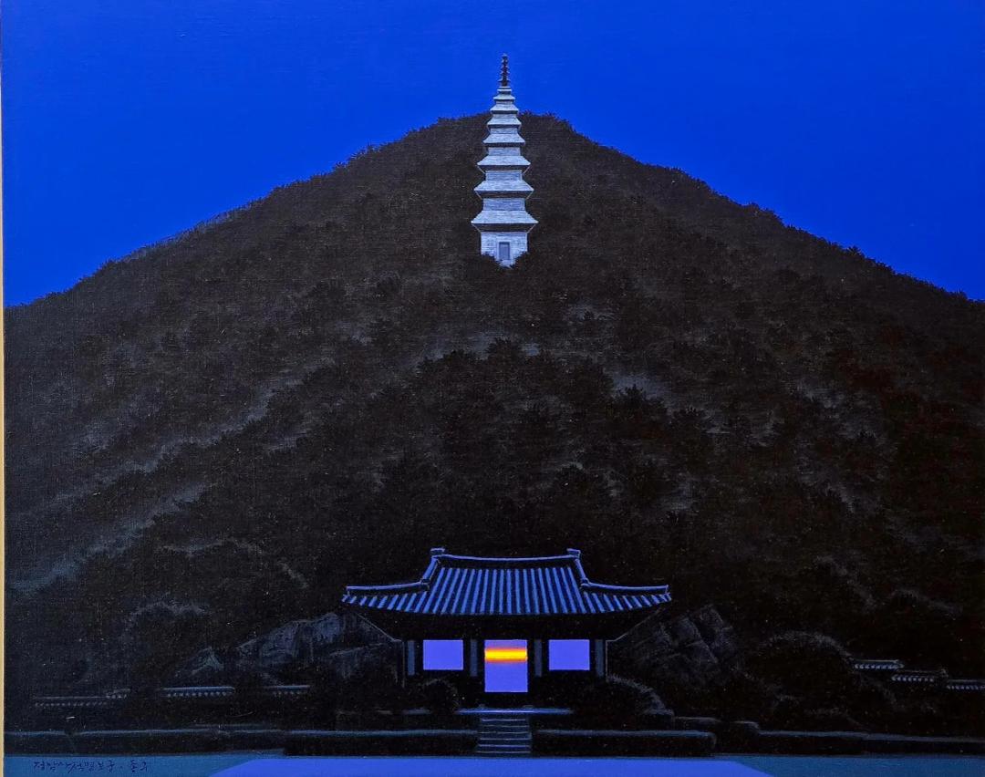 이종구, 〈정암사 적멸보궁〉, 캔버스에 아크릴릭, 80x65cm, ₩20,000,000