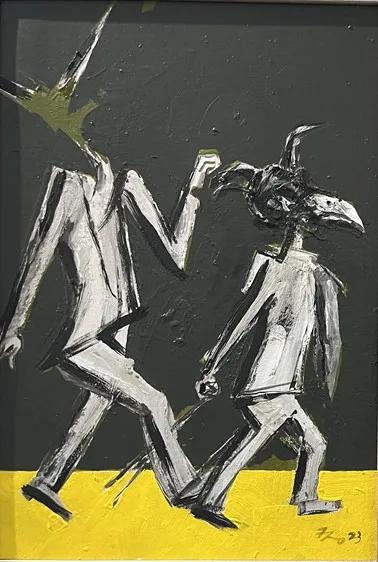김진열, 〈함께〉, 25.5x37.5cm, ₩1,200,000