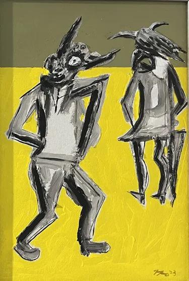 김진열, 〈어슬렁...〉, 25.5x37.5cm, ₩1,200,000