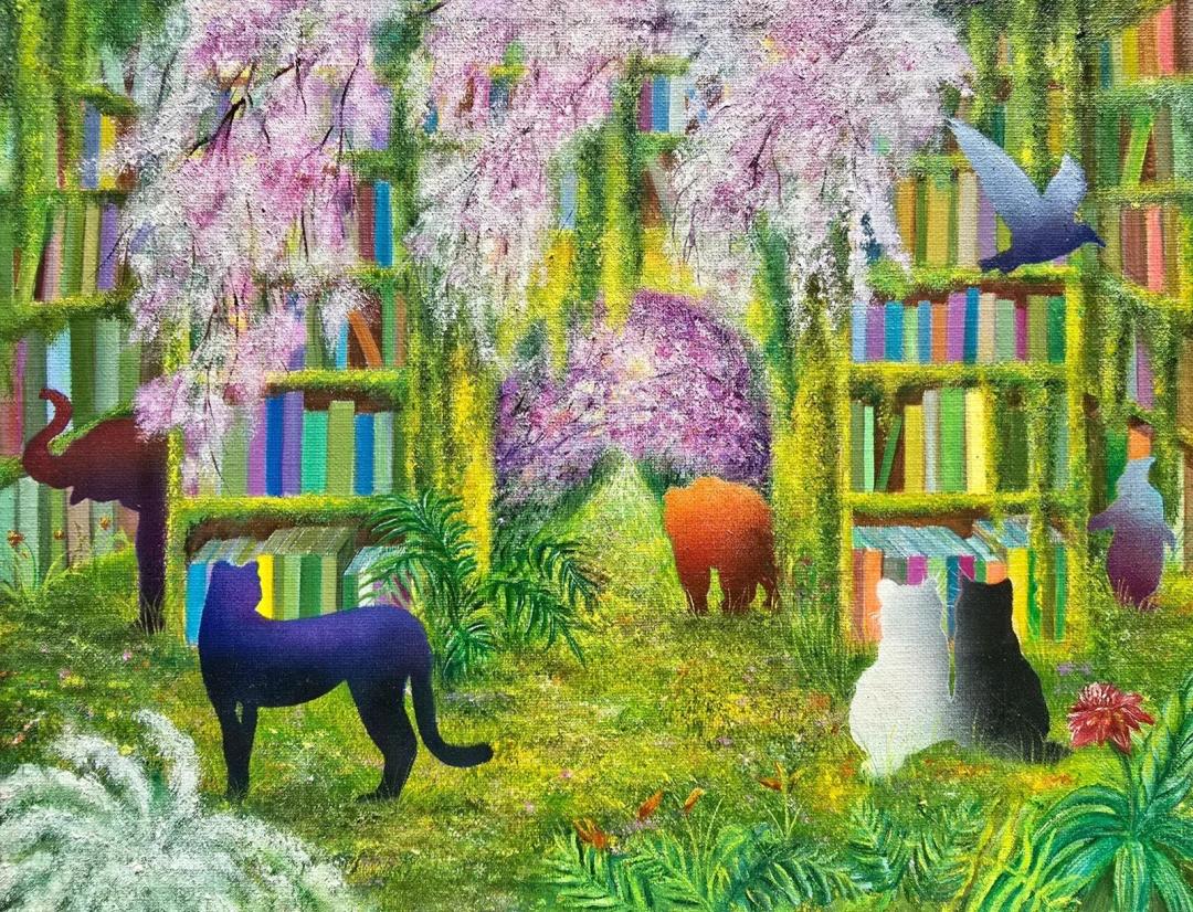 Cheon Jisu, World Between the Bookshelves — Spring, 2025